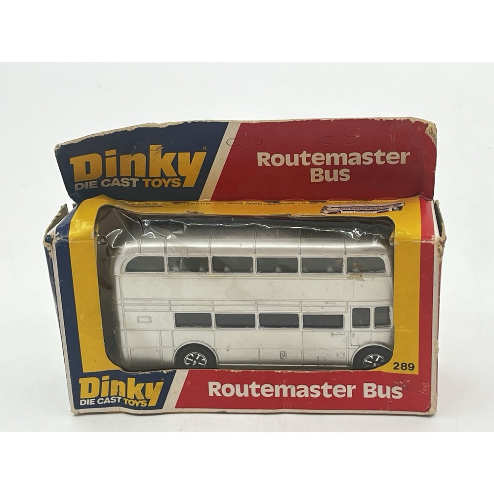 Dinky Routemaster Bus (289) 1978 In Original Box Rare Silver Vintage Box Wear